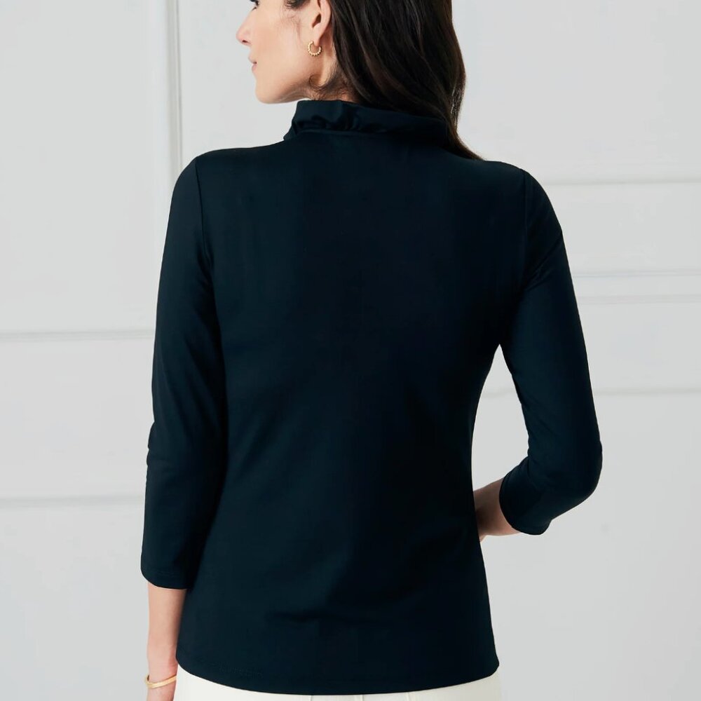 J. McLaughlin Durham Ruffle Top - Picture 3 of 8